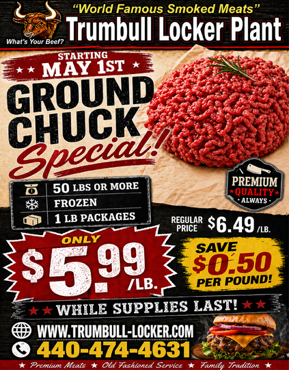 $5.99 Ground Chuck!