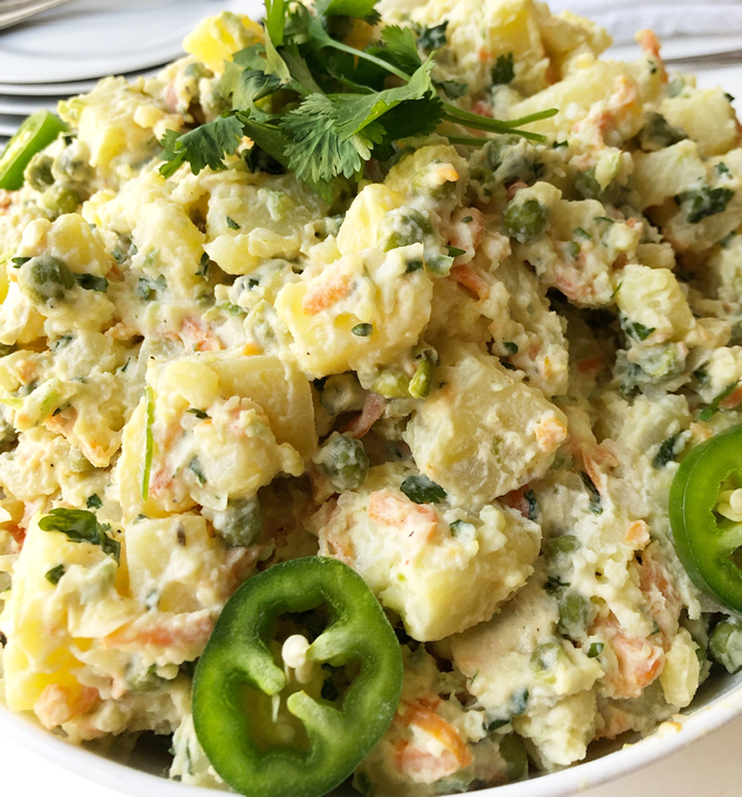 Jalapeno Pepper Potato Salad